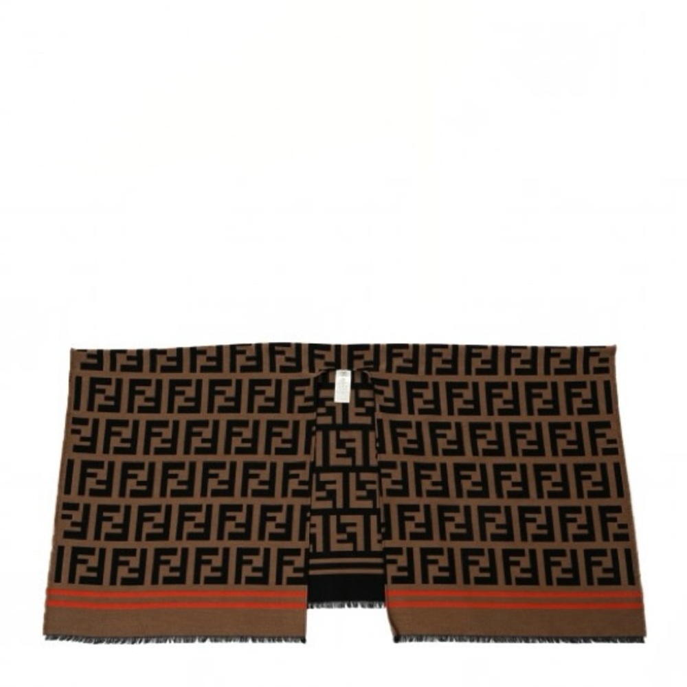 NEW Fall 26’ FENDI Roma 🤍 w/ Tags Reversible Shawl Brushed Poncho Scarf Wrap - Picture 14 of 17